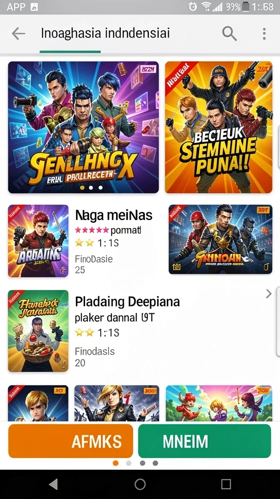 Beragam pilihan permainan menarik dalam aplikasi 666f APK: Fitur, Ukuran, dan Link Download.