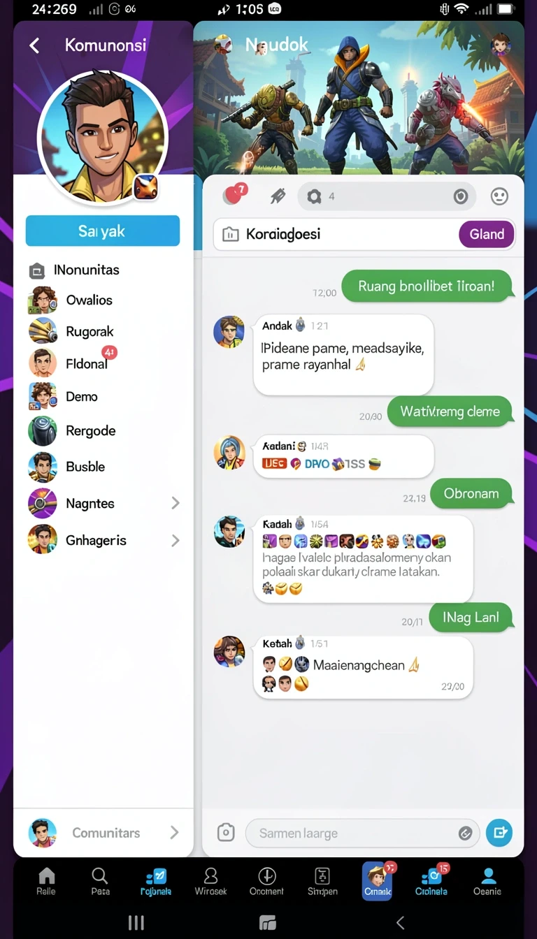 Beragam pilihan permainan menarik dalam aplikasi Cara Download dan Instal ratu10 di Android.